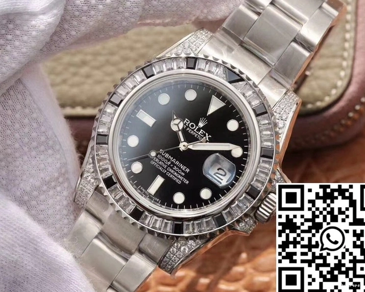 Customized Date Submariner Edition Black Diamond GS Rolex 116610LN Dial Factory 0421